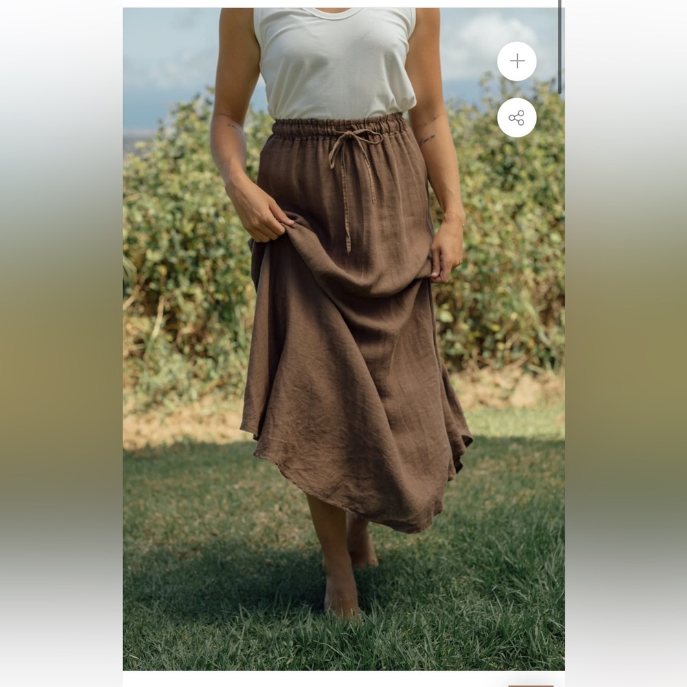 Neuflora Paris Skirt - Brown (SOLD OUT ONLINE)
